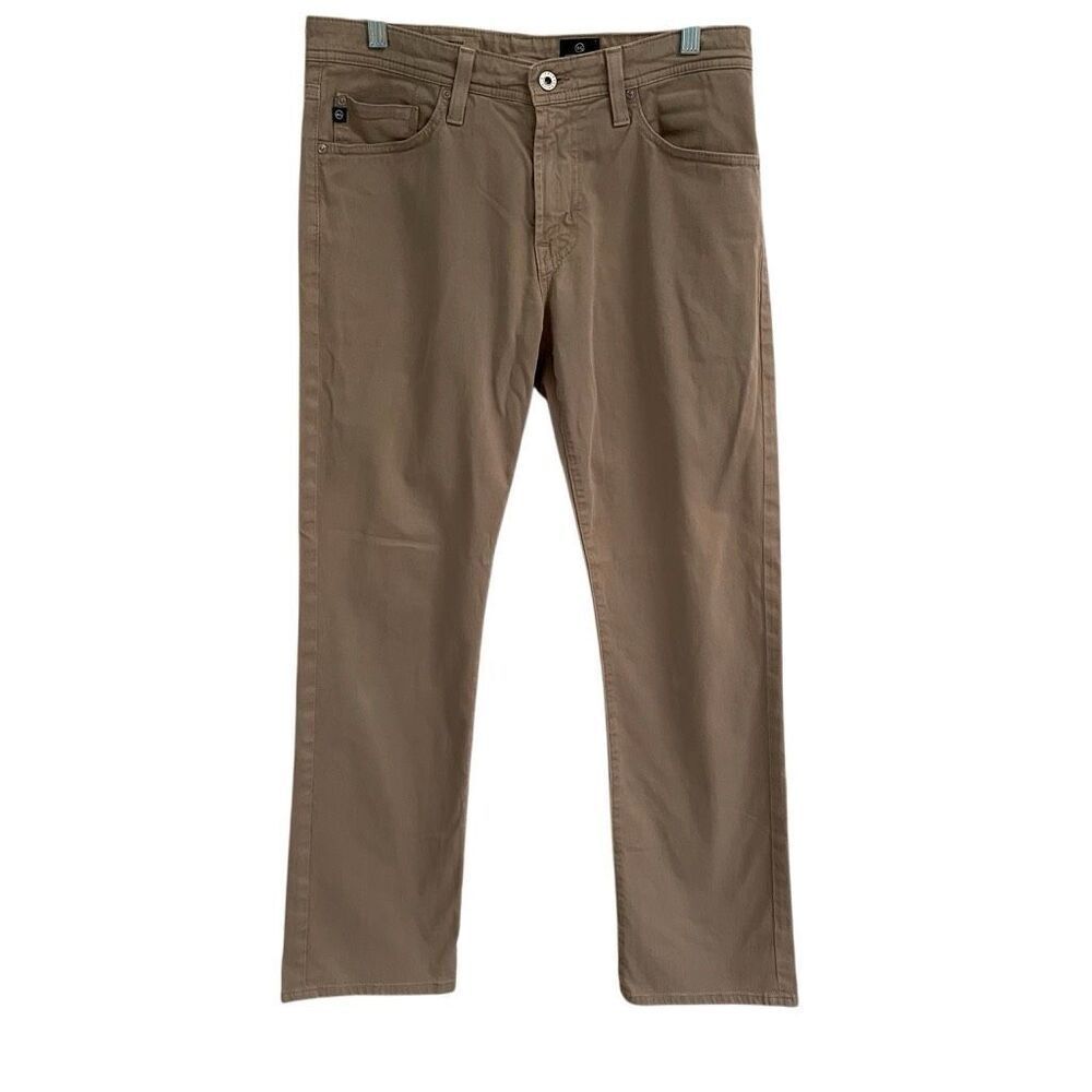 AG Adriano Goldschmied The Protégé Straight Leg Pants Tan Men’s *31 Read